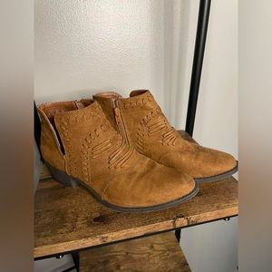 Camel Ankle Boots